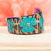 Tapered Flowers:Turquoise