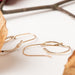 Mixed-Metal Overlapping Ribbon Earrings