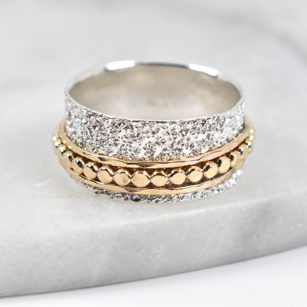 Sterling Silver and Gold Fill Ring