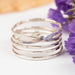 5-Wrap Sterling Silver Ring