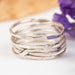 5-Wrap Sterling Silver Ring
