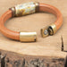 Alpine Leather Bracelet: Large, Olive Parker