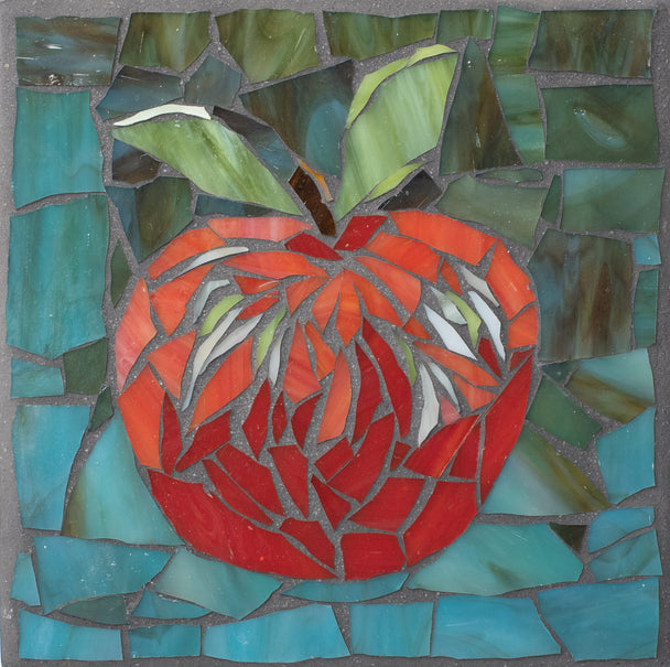 Apple, Kellie Hanson, Glass Mosaic