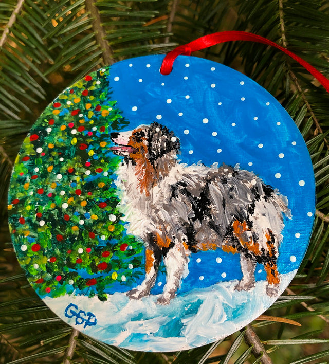 Big Tree, Little Dog Ornament
