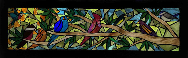 Bird Lover's Dream Mosaic Window