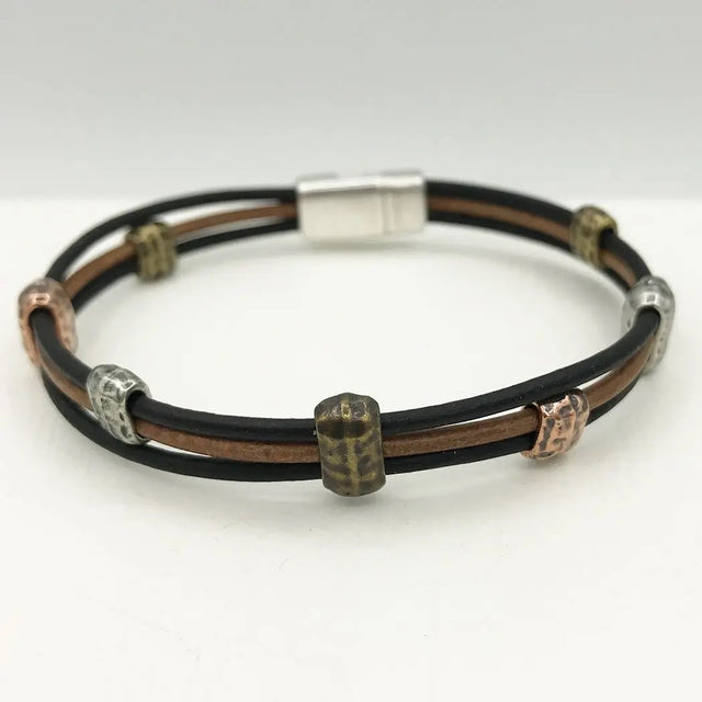 Brown and Tan Tumbleweed Bracelet