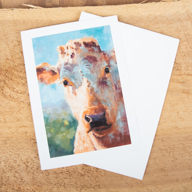 "Cow Belle" Card