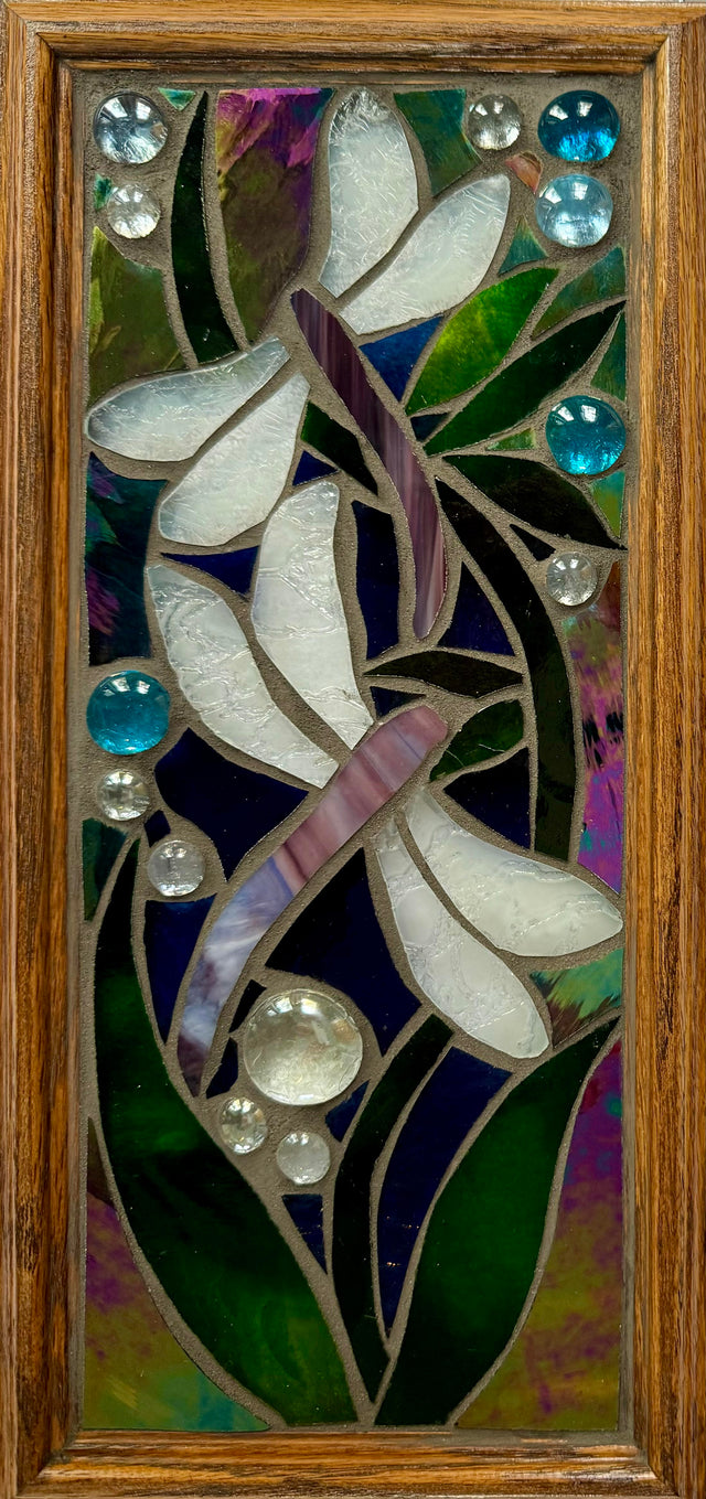 Dragonflies Mosaic Window