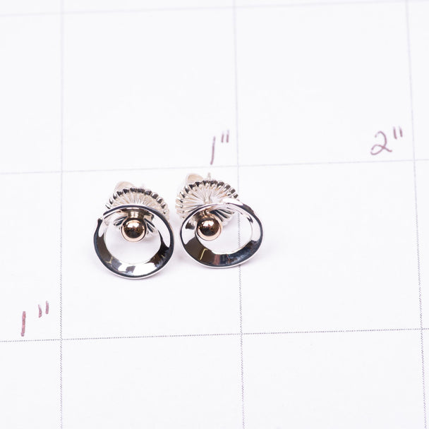 Small Circle Post Earrings