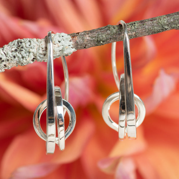 Short Knot Drop Earrings