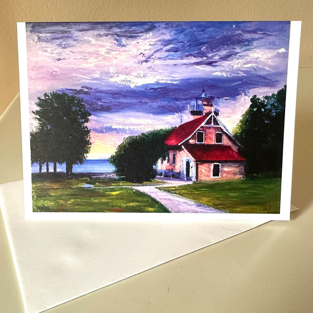 Eagle Bluff Lighthouse Greeting Card