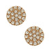 Diamond Circle Post Earrings