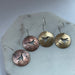 Hummers in Love Earrings Copper