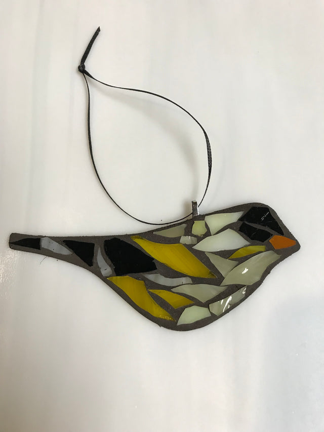 Yellow Finch Bird Ornament