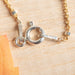 Mini Triple Circle Necklace 16" Chain