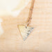 Textured Triangle Necklace, Hannah Wong, Plum Bottom Gallery