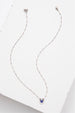 Sapphire Horseshoe Solo Necklace