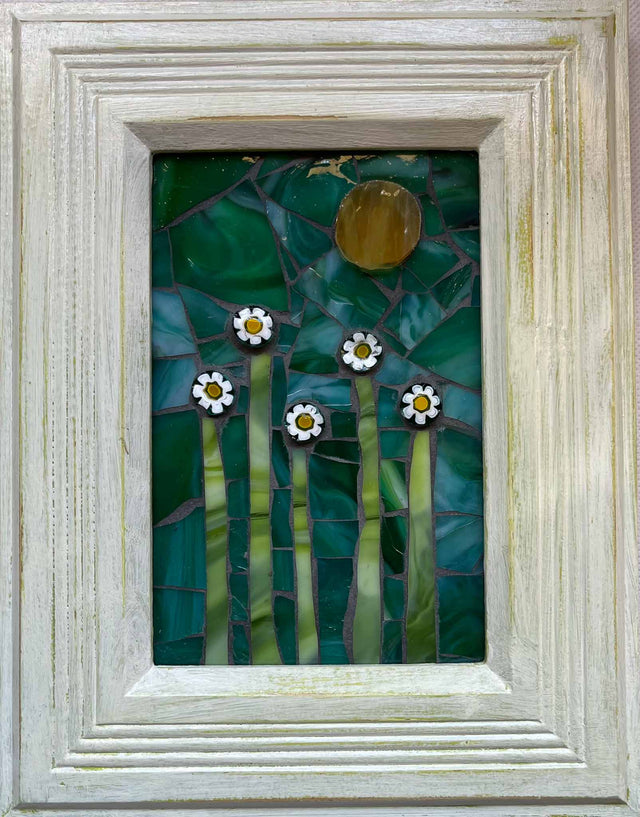 In Bloom Glass Mosaic Window