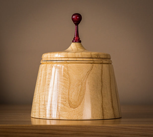 Quilted White Ash Vessel