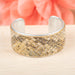 Silver Python Cashmere Cuff