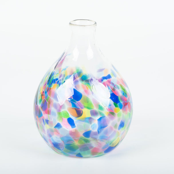 Rainbow Surprise Vase, Jill Davis, glass