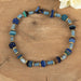 Lapis Gold Beads and Saucers Necklace, Julie Powell, Plum Bottom Gallery