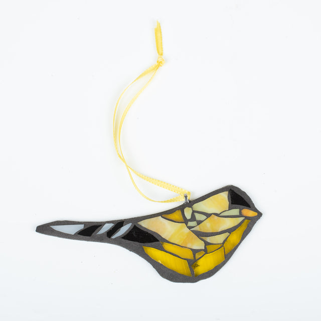 Yellow Winged Goldfinch Ornament