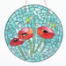 Poppy Window, mosaic, Kellie Hanson, Plum Bottom Gallery