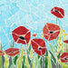 Poppy Playground Window, mosaic, Kellie Hanson, Plum Bottom Gallery