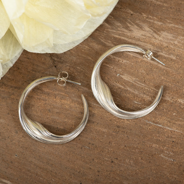 Twist Hoop Earrings
