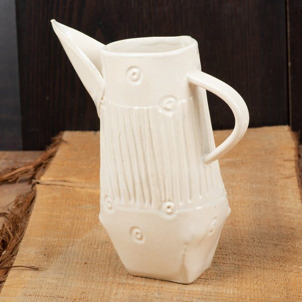 White Line and Dot Darted Pitcher