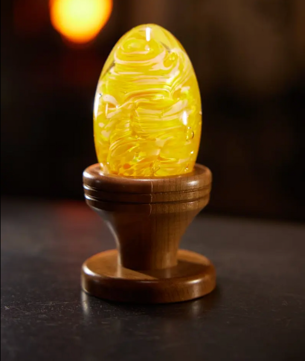 Yellow Egg Paperweight