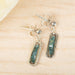 Blue Diamond Sterling Silver Earrings, Michelle Pressler, Plum Bottom Gallery