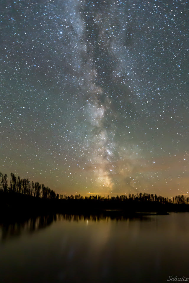 Milky Way Over Lake One