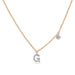 Initial Necklace G Yellow Gold