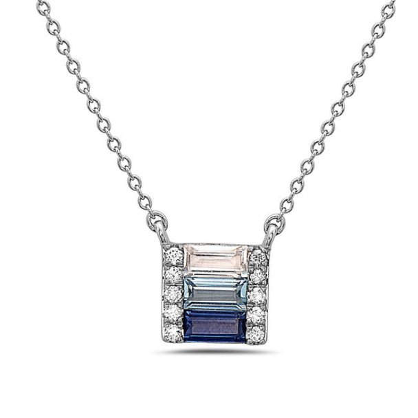 Ombre Sapphire Necklace