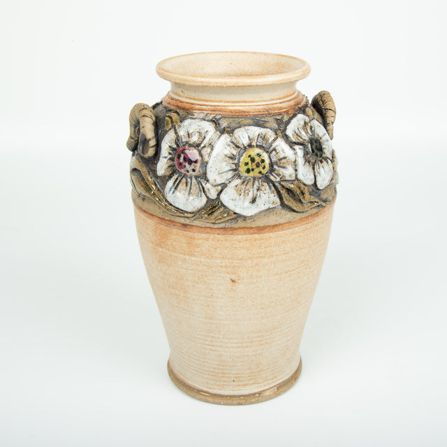 Small Grecian Vase With Flowers On Top