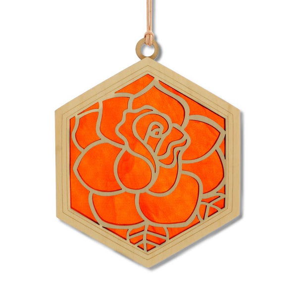 Portland Rose Suncatcher