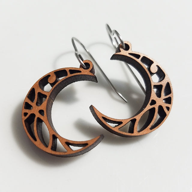 Celtic Moon Earrings