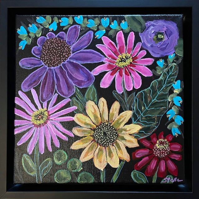 Framed Joy Flower Series