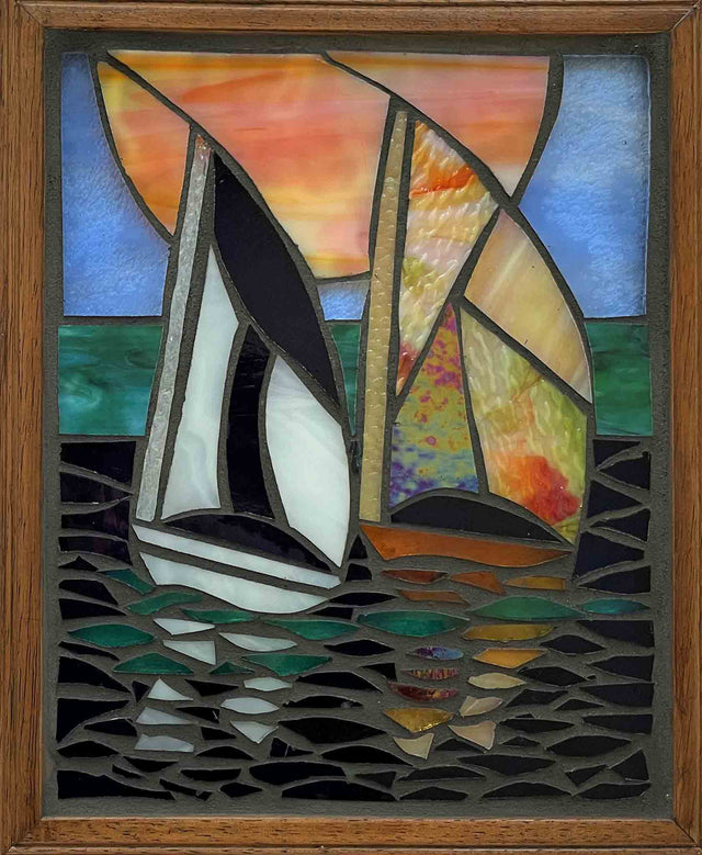 Sailing Mosaic Window