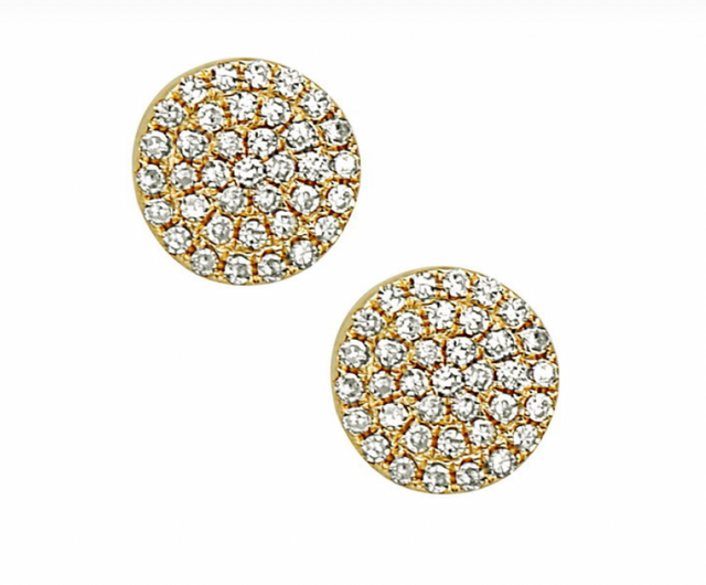 .2 ct Diamond Circle Post Earrings