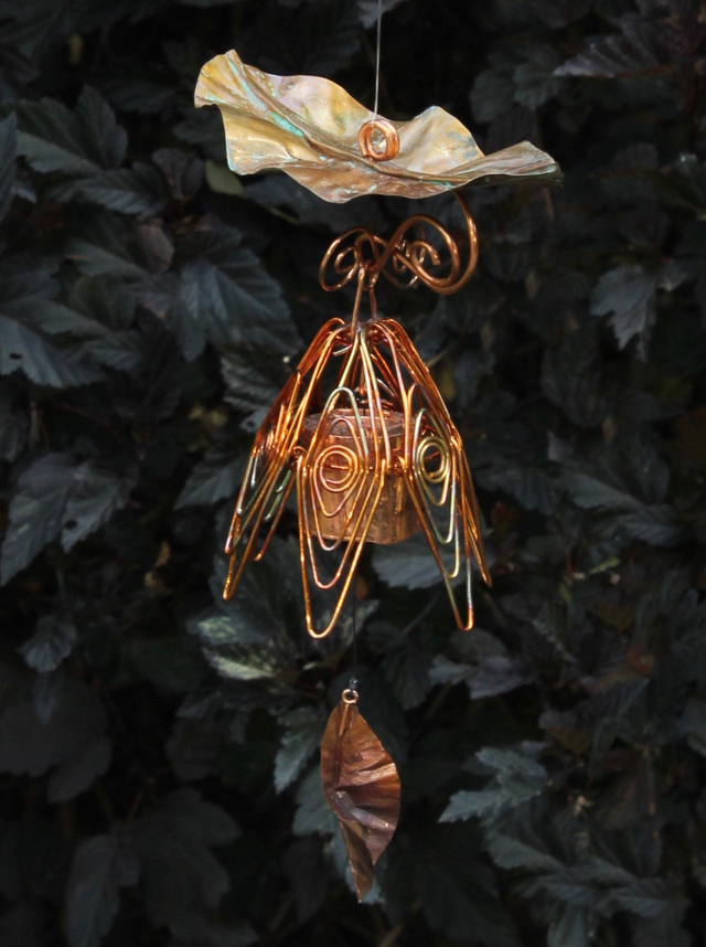 hanging bell plant Hanging Bell Flower Chime – Plum Bottom Gallery