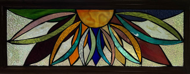 Simply Flower Mosaic Window