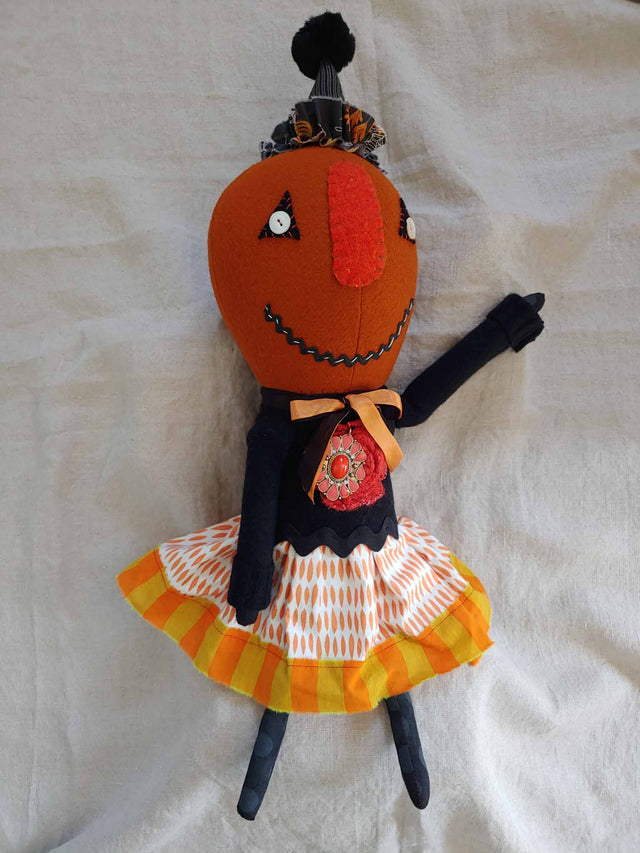 Sweet Pea Pumpkin Doll
