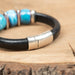 Turquoise Trail Leather Bracelet