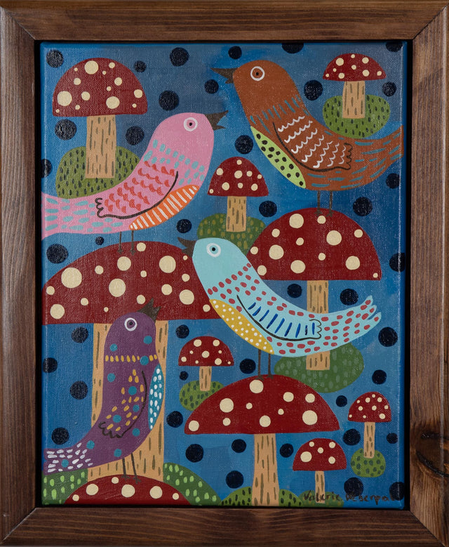 Birds and Mushrooms I