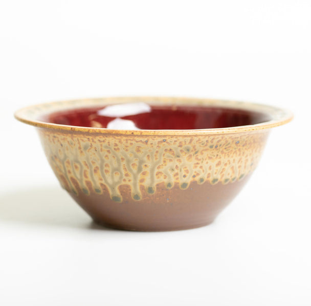 Cereal Bowl - Peacock Red
