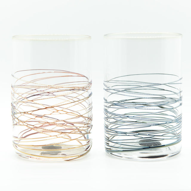 Meandering Line Wrapped Tumbler