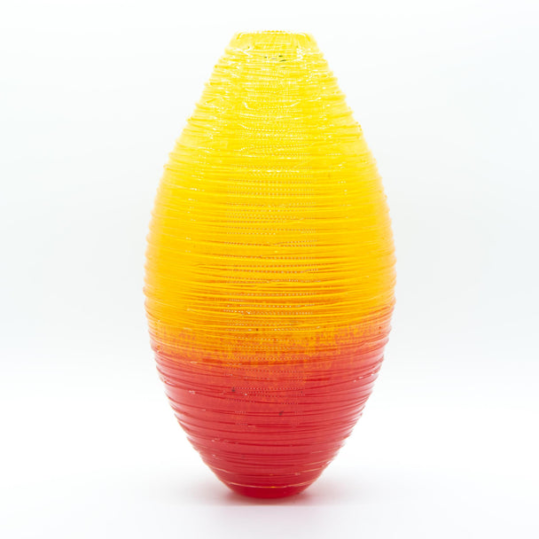Yellow and Red Shimmer Vase Cocoon-large
